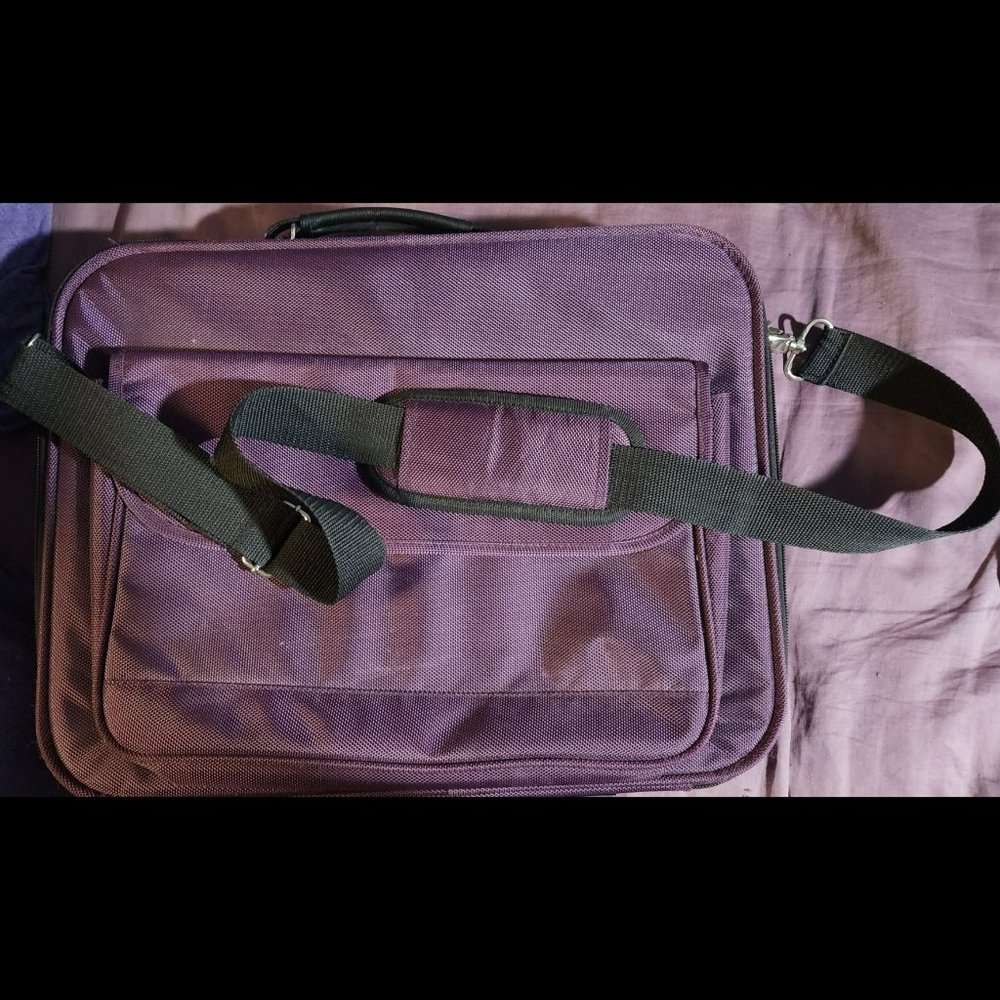Large Purple Laptop Bag